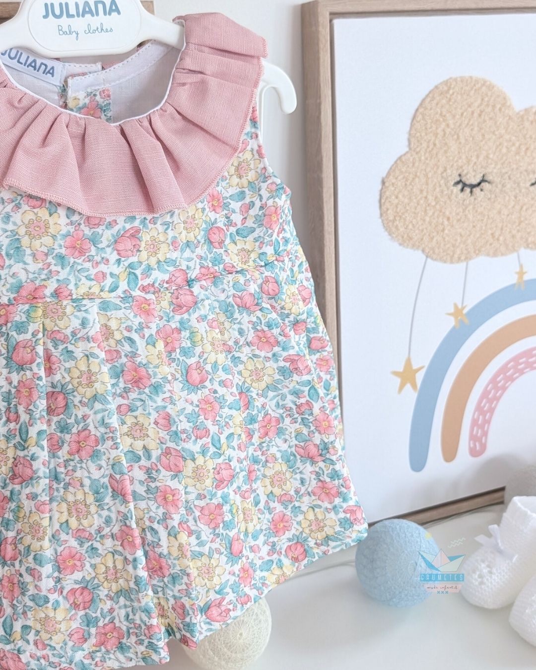 Jesusito con Braguita Flores Maquillaje💮Colección Rocío - Juliana