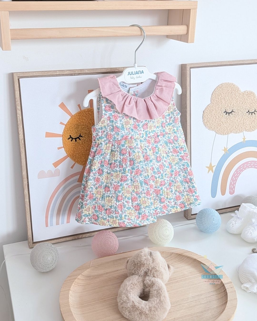 Jesusito con Braguita Flores Maquillaje💮Colección Rocío - Juliana