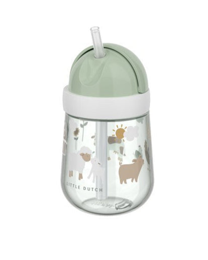 Vaso Con Pajita Mi Pequeña Granja - Little Dutch