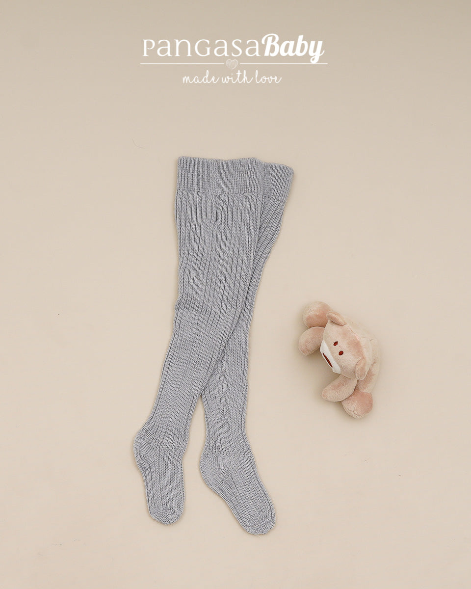 Leotardo Punto Canale Gris - Pangasa Baby