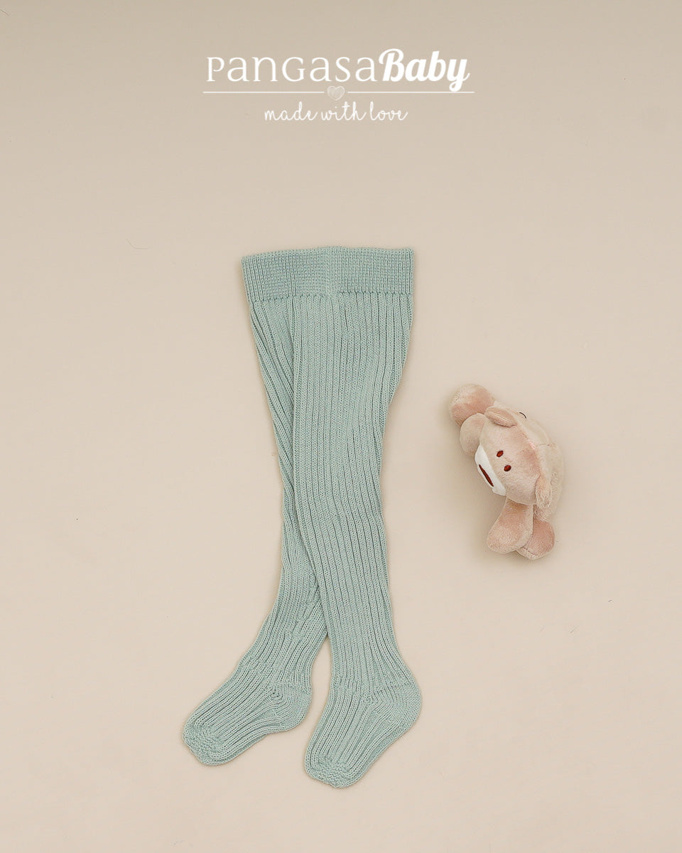 Leotardo Punto Canale Verde Mint - Pangasa Baby