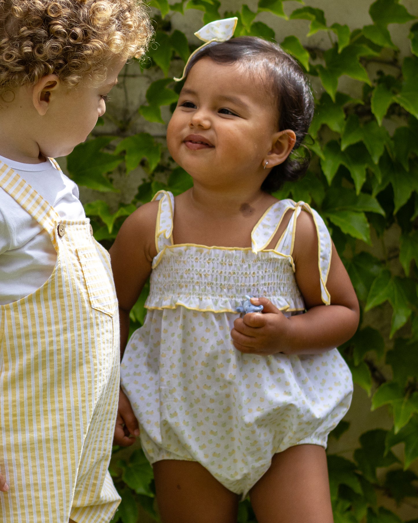 Pelele Bebé Niña Frisa - Calamaro