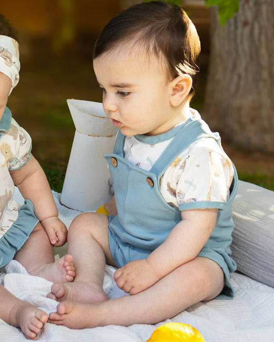 Conjunto Peto y Camiseta Java Animalitos - Calamaro