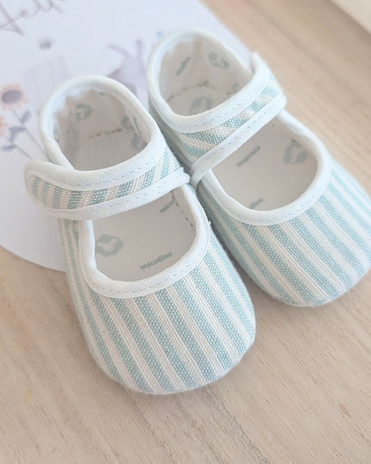 Merceditas RAYAS Verde Empolvado ART.4640R - Micolino