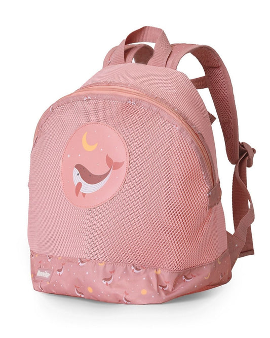 Mochila Infantil Antiarena WHALE PINK - Tutete