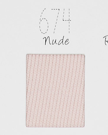 Leotardo Algodón Con Lazo Lateral Nude - Cóndor