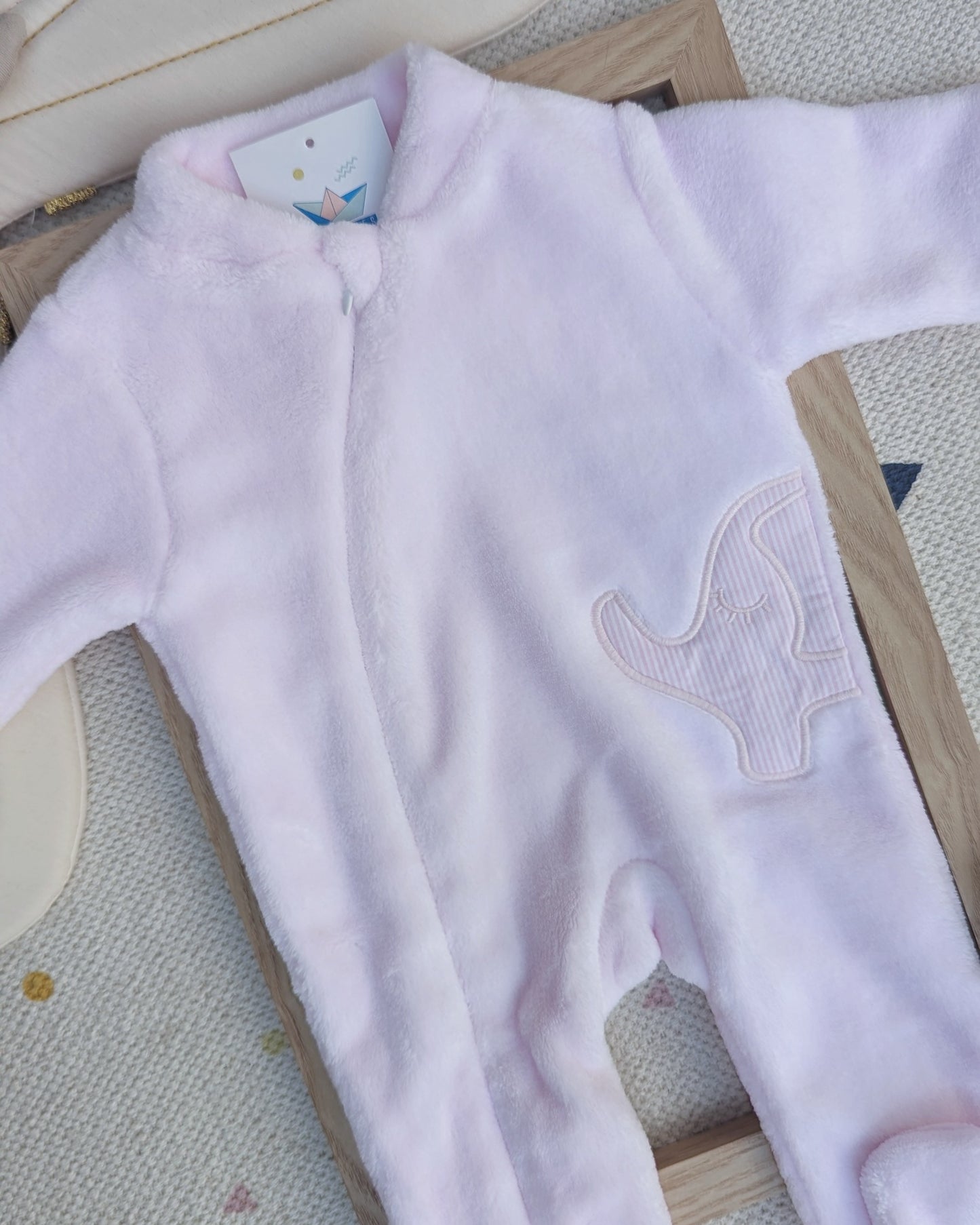 Pelele enterizo Elefante Rosa - Babidu