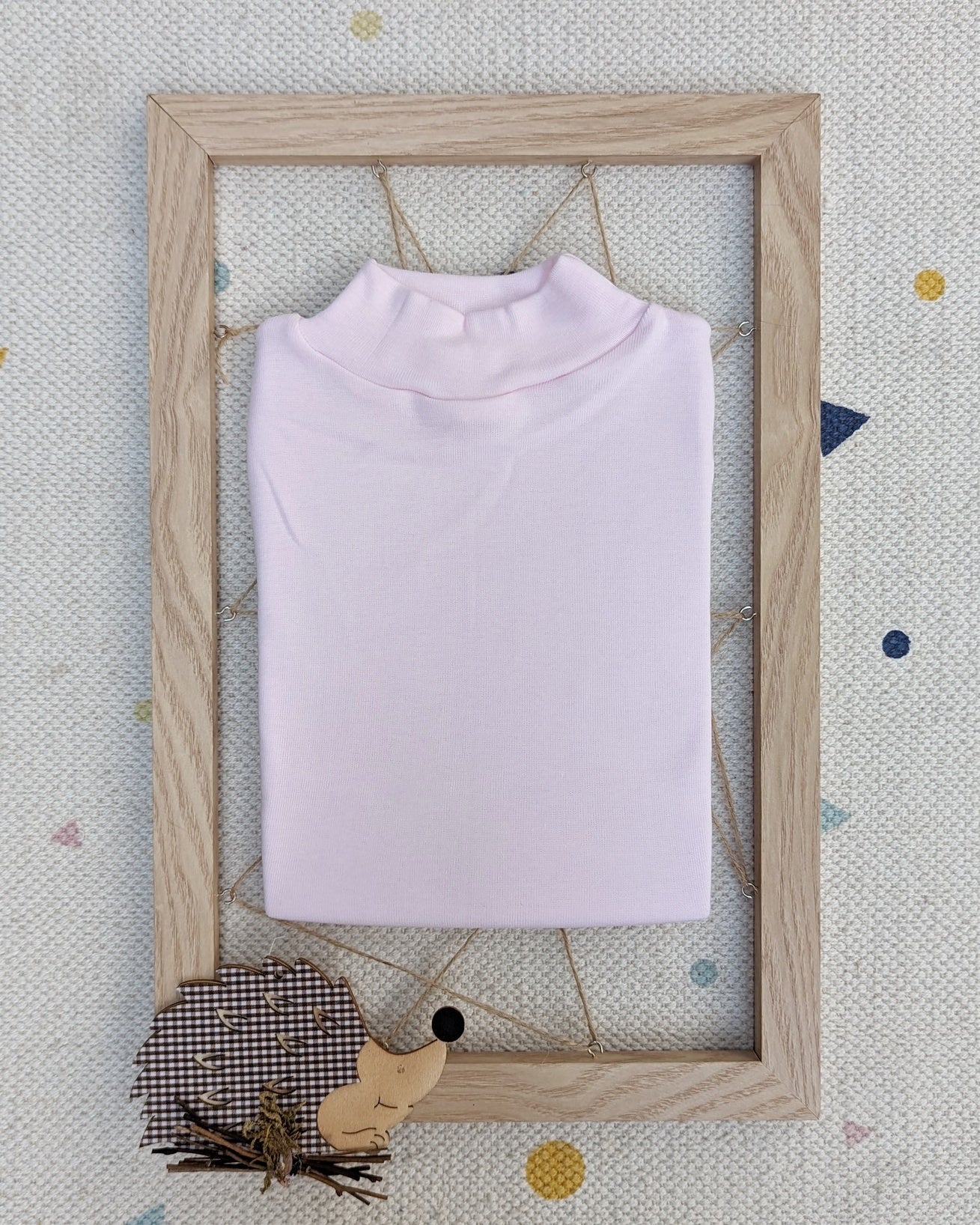Camiseta semicisne pelito Rosa