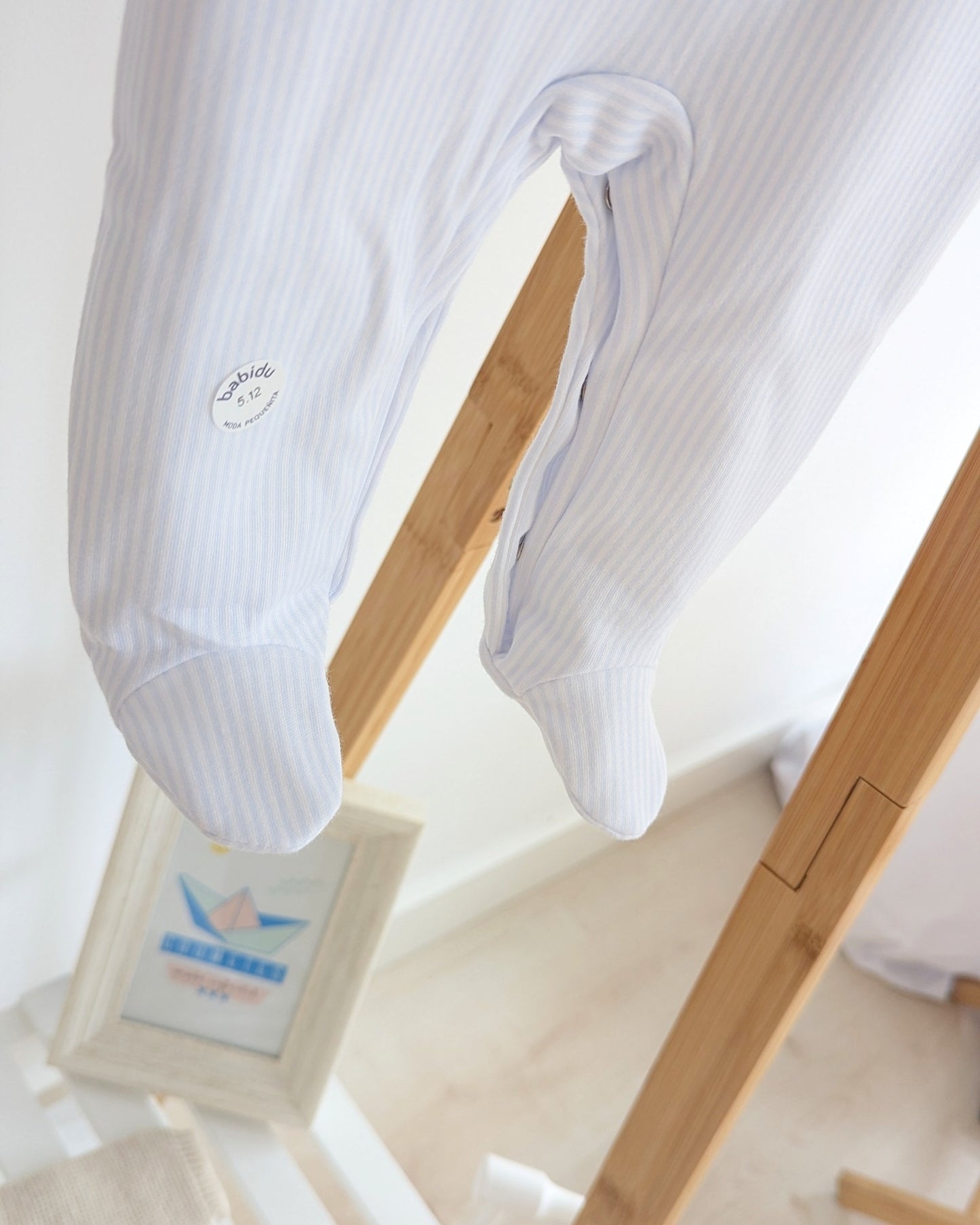 Pelele Enterizo Tirantes Roble Celeste - Babidu