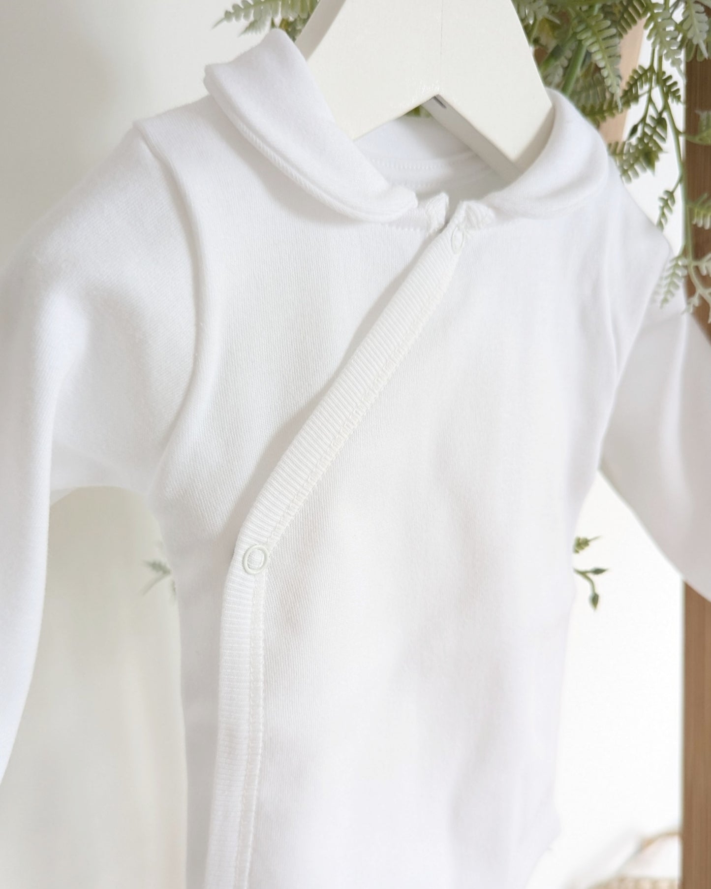 Body Cruzado Cuello Bebé Blanco - Babidu