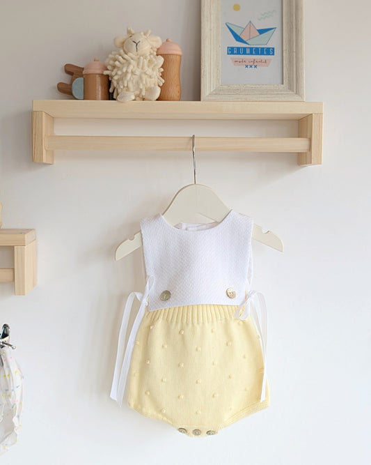 Ranita Punto Tela Vento Amarillo - Paz Rodriguez