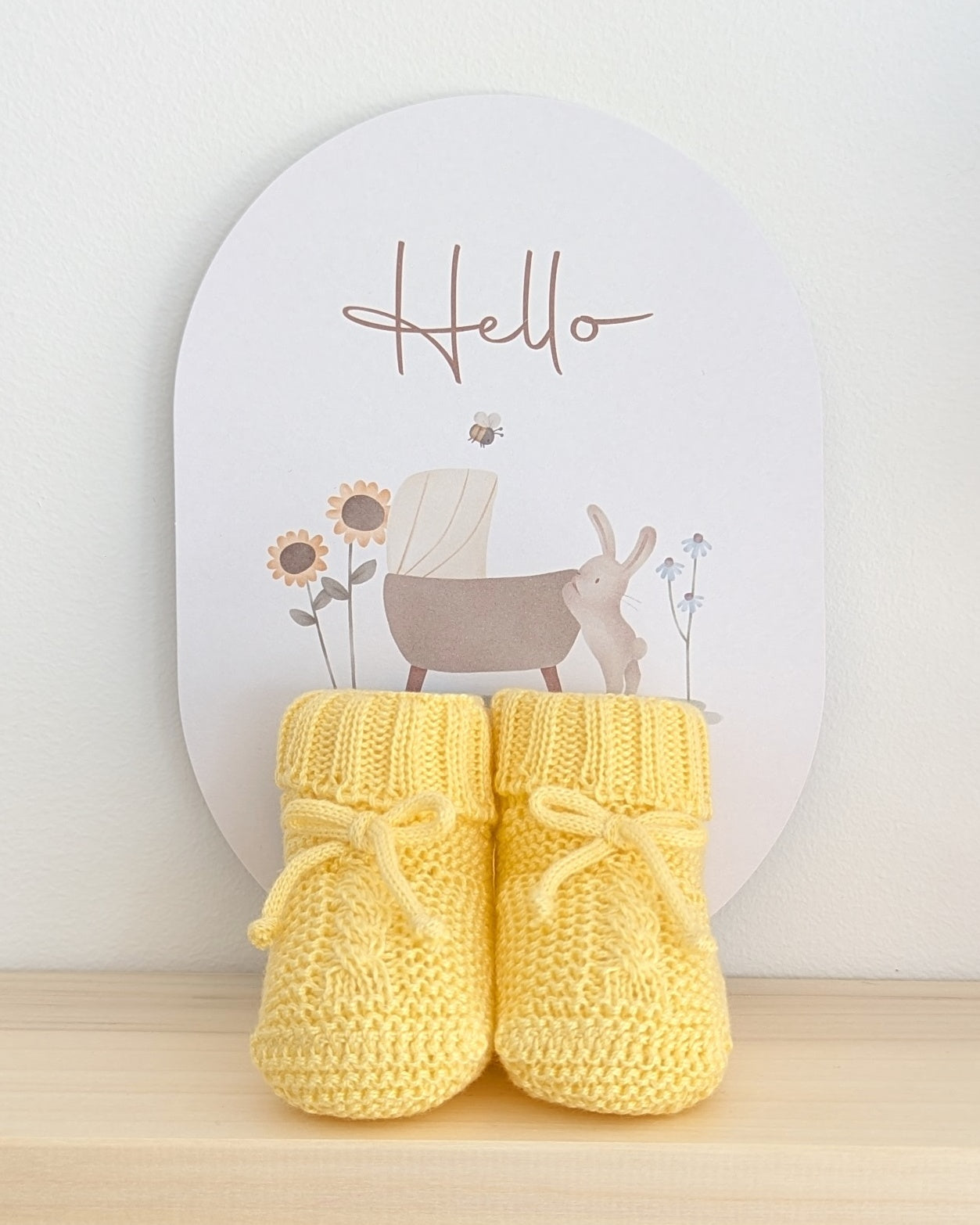 Bota Trenzas Lazo Amarillo - Juliana