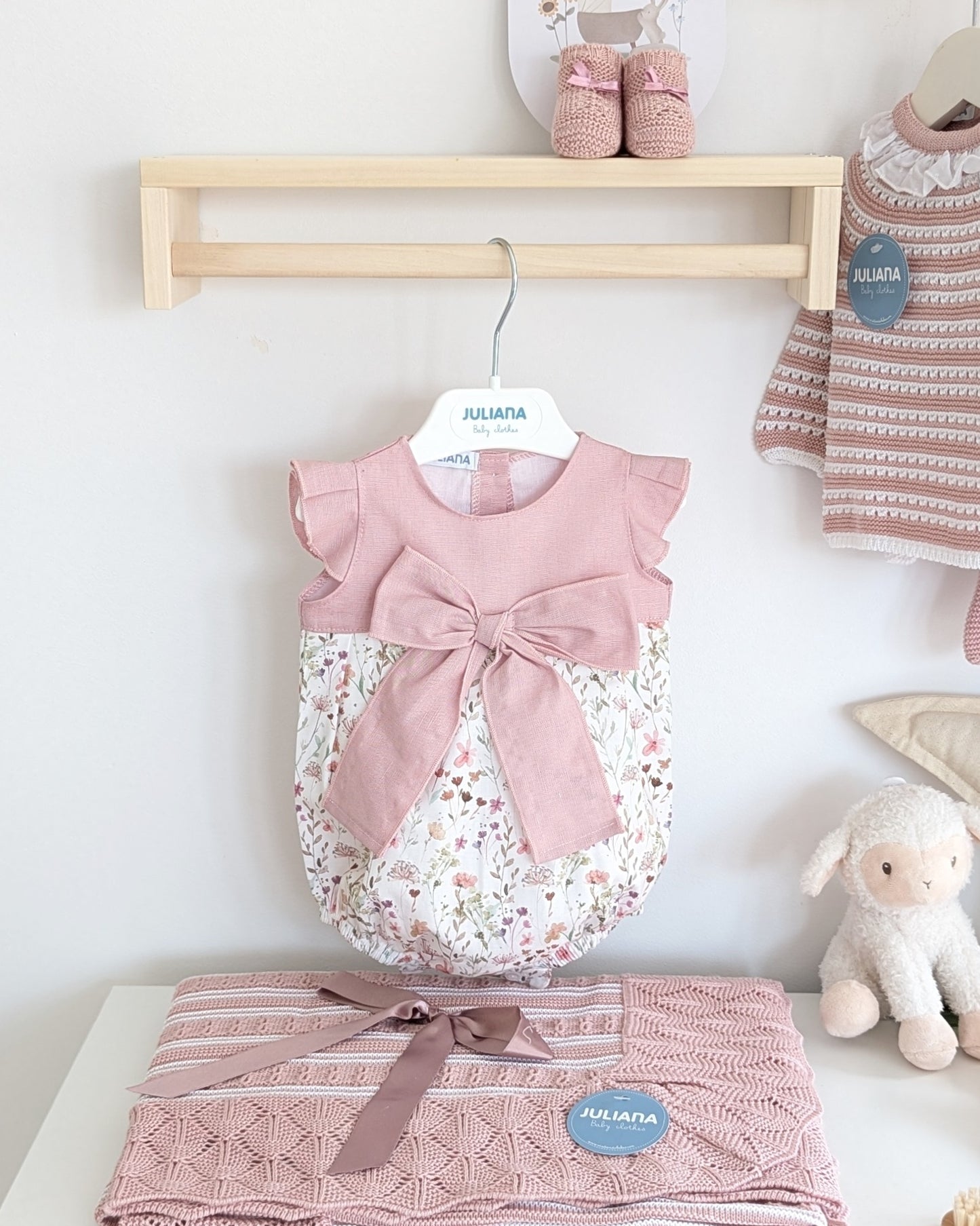 Pelele Tela Florecitas Maquillaje - Colección Siroco Juliana