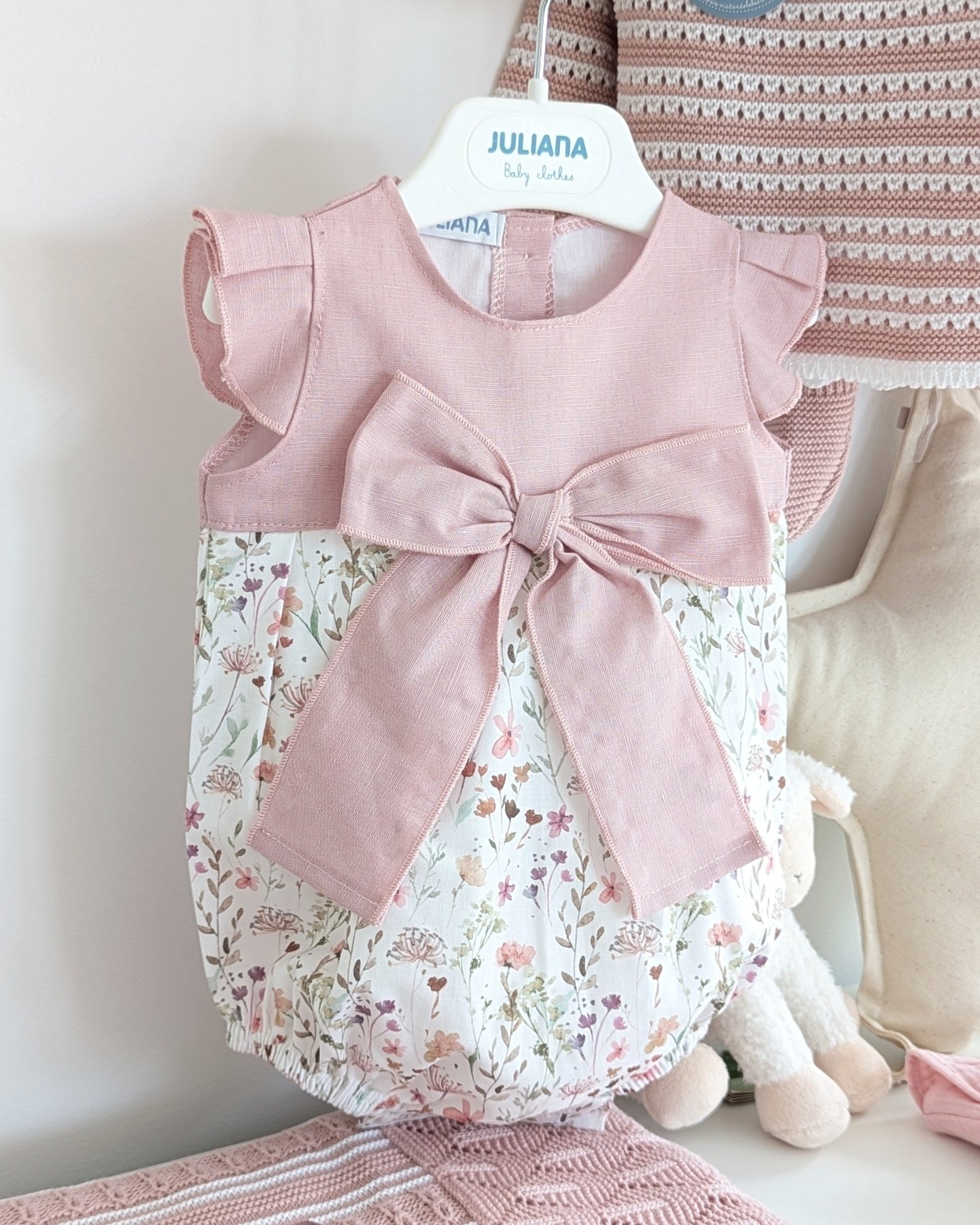 Pelele Tela Florecitas Maquillaje - Colección Siroco Juliana