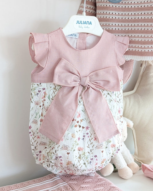 Pelele Tela Florecitas Maquillaje - Colección Siroco Juliana