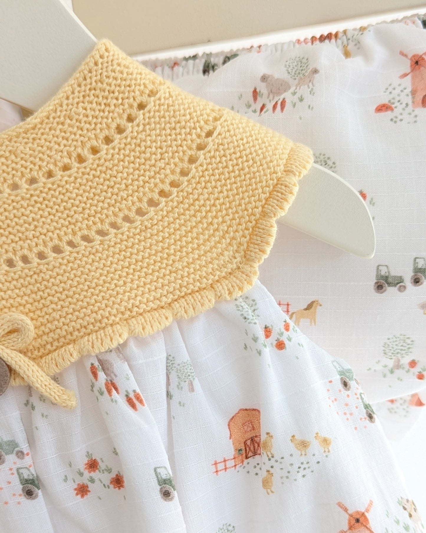 Vestido Con Braguita Melara Amarillo - Martin Aranda