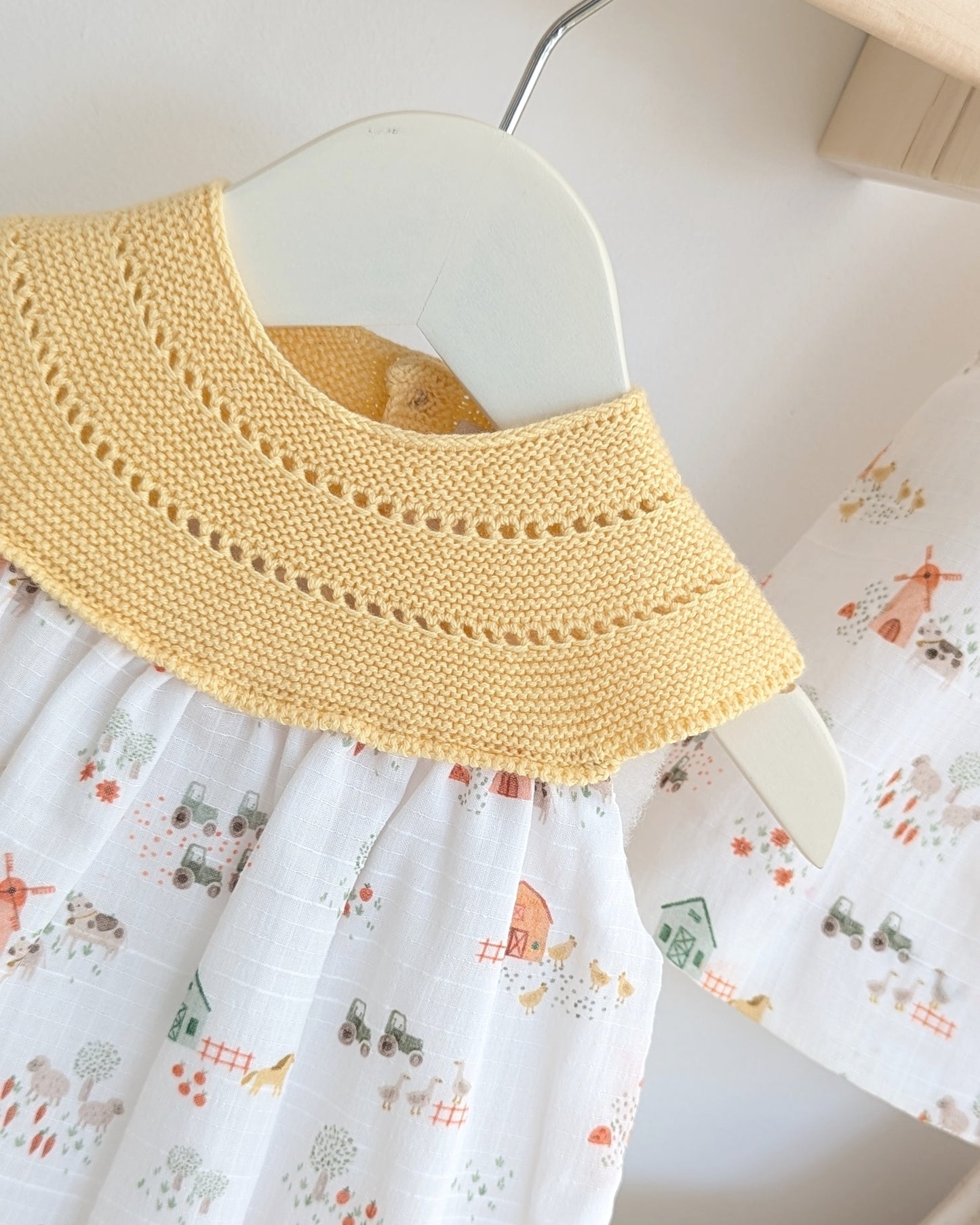 Pelele Punto Tela Melara Amarillo - Martin Aranda