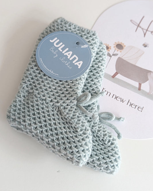 Bota Recogidas Verde Menta - Juliana