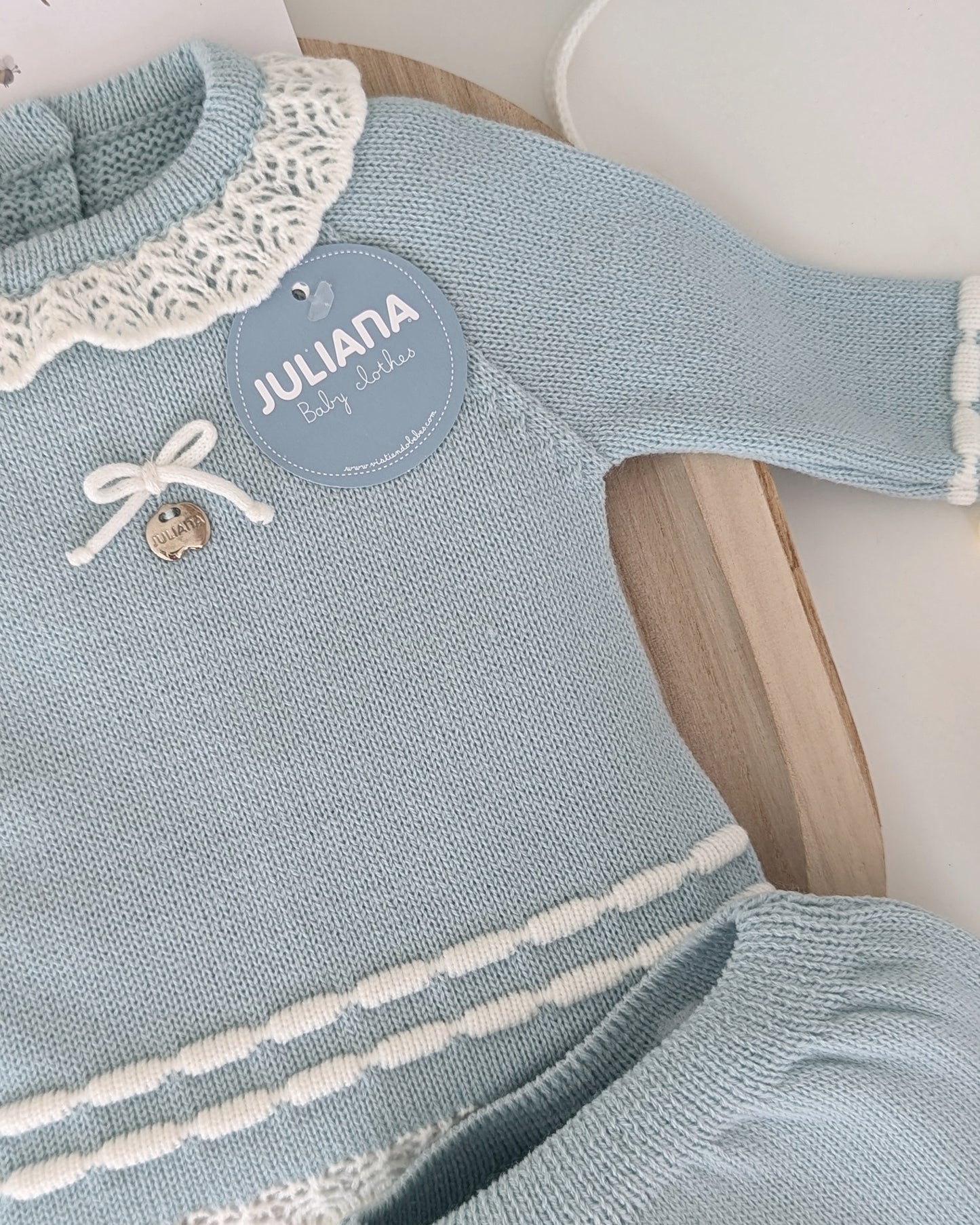 Conjunto Braga Punto Verdeagua - Colección Silencio de Juliana