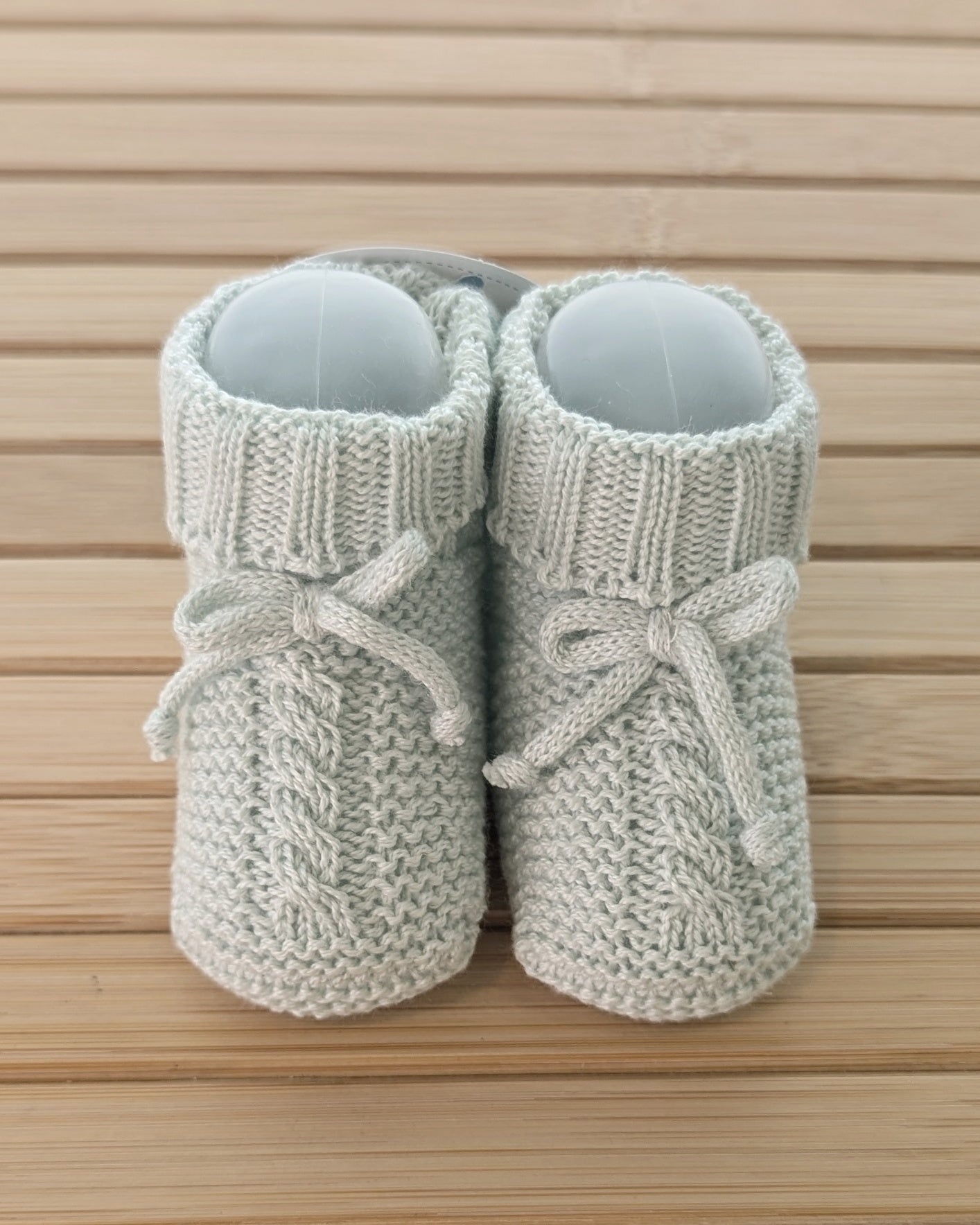 Bota Trenzas Lazo Verde Mar - Juliana