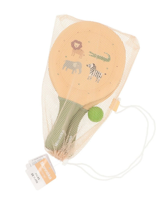 Palas de Playa Neopreno WILD ANIMALS con Pelota - Tutete