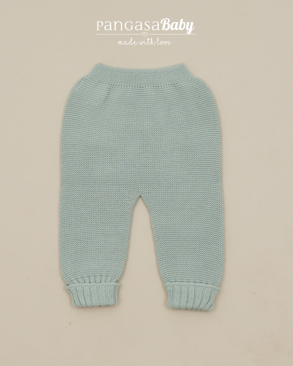 Pantalon Links Verde Empolvado - Pangasa Baby