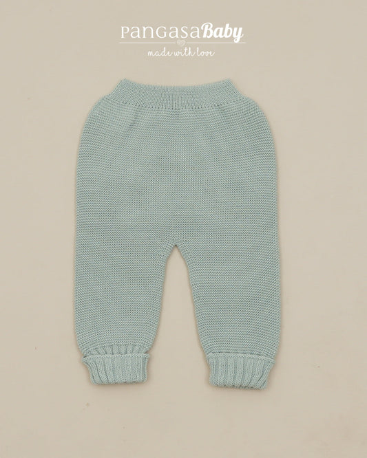 Pantalon Links Verde Empolvado - Pangasa Baby