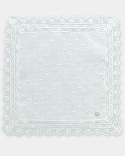 Pañuelo Bautizo CALGARY Blanco Roto - Martín Aranda