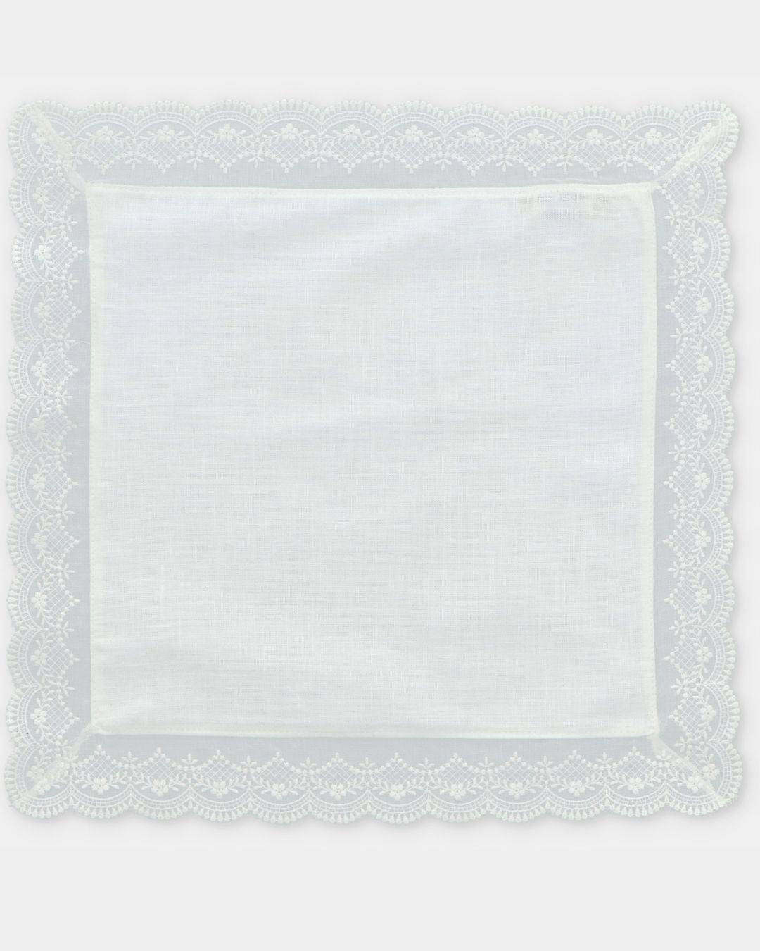 Pañuelo Bautizo VICTORIA Blanco Roto - Martín Aranda