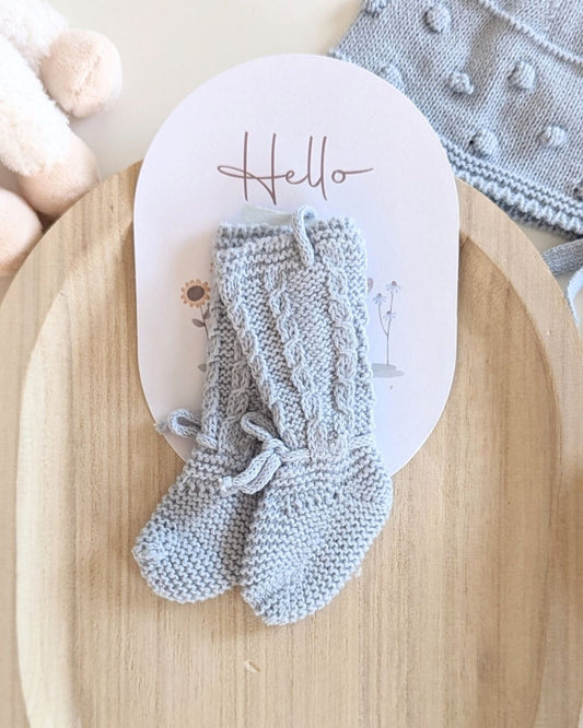 Patuco Bebé Celeste Cielo - Micolino