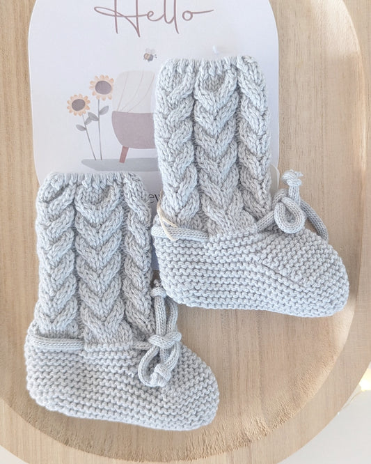 Patucos Brighton Gris Perla - Martin Aranda