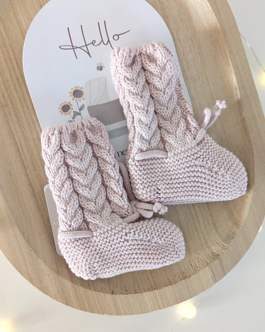 Patucos Brighton Rosa Empolvado - Martin Aranda