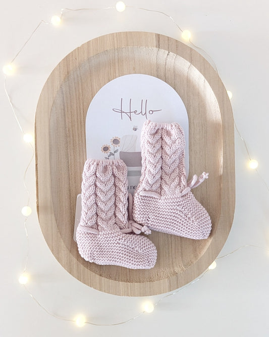 Patucos Brighton Rosa Empolvado - Martin Aranda