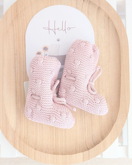 Patucos bebe Costwold Rosa Empolvado - Martin Aranda