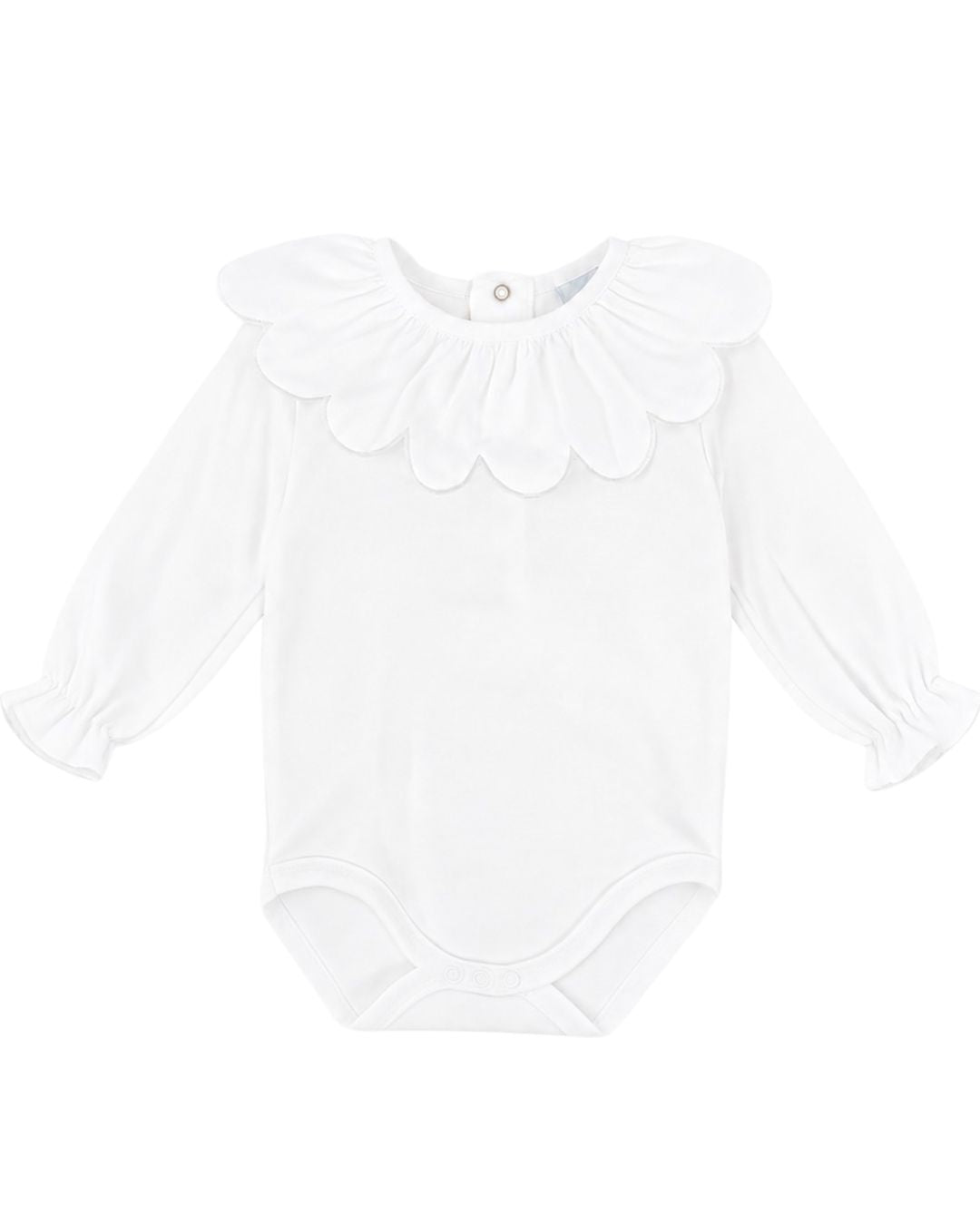 Pelele Bambula Manga Larga Blanco - Babidu