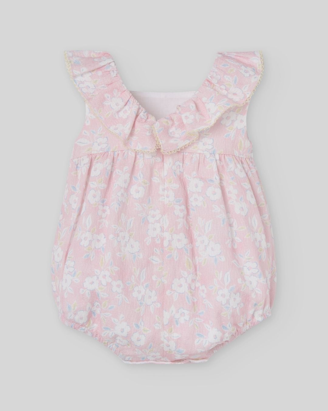 Pelele Bebé CANDY Flores Niña - Paz Rodriguez
