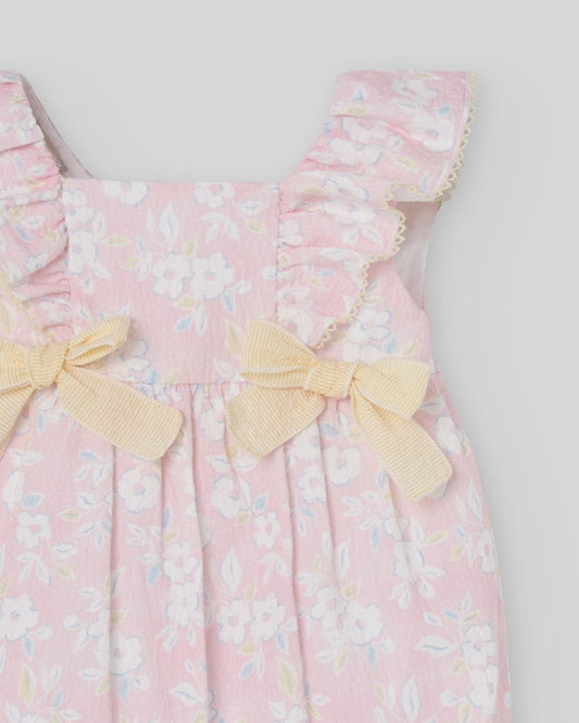 Pelele Bebé CANDY Flores Niña - Paz Rodriguez
