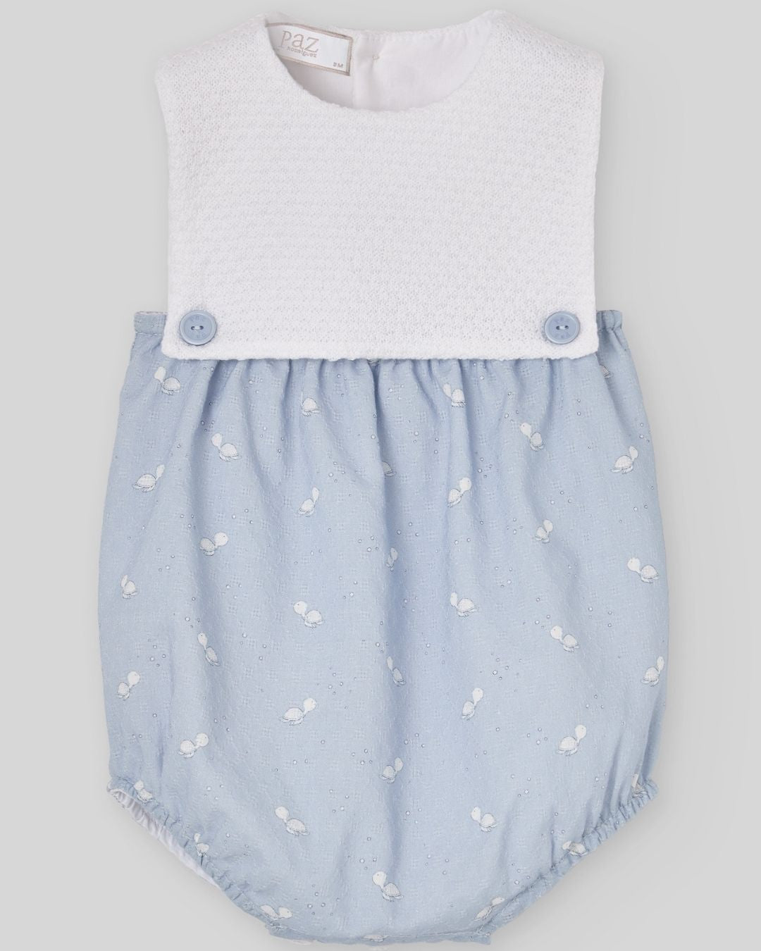 Pelele Bebé ESPUMA V26 - Paz Rodriguez