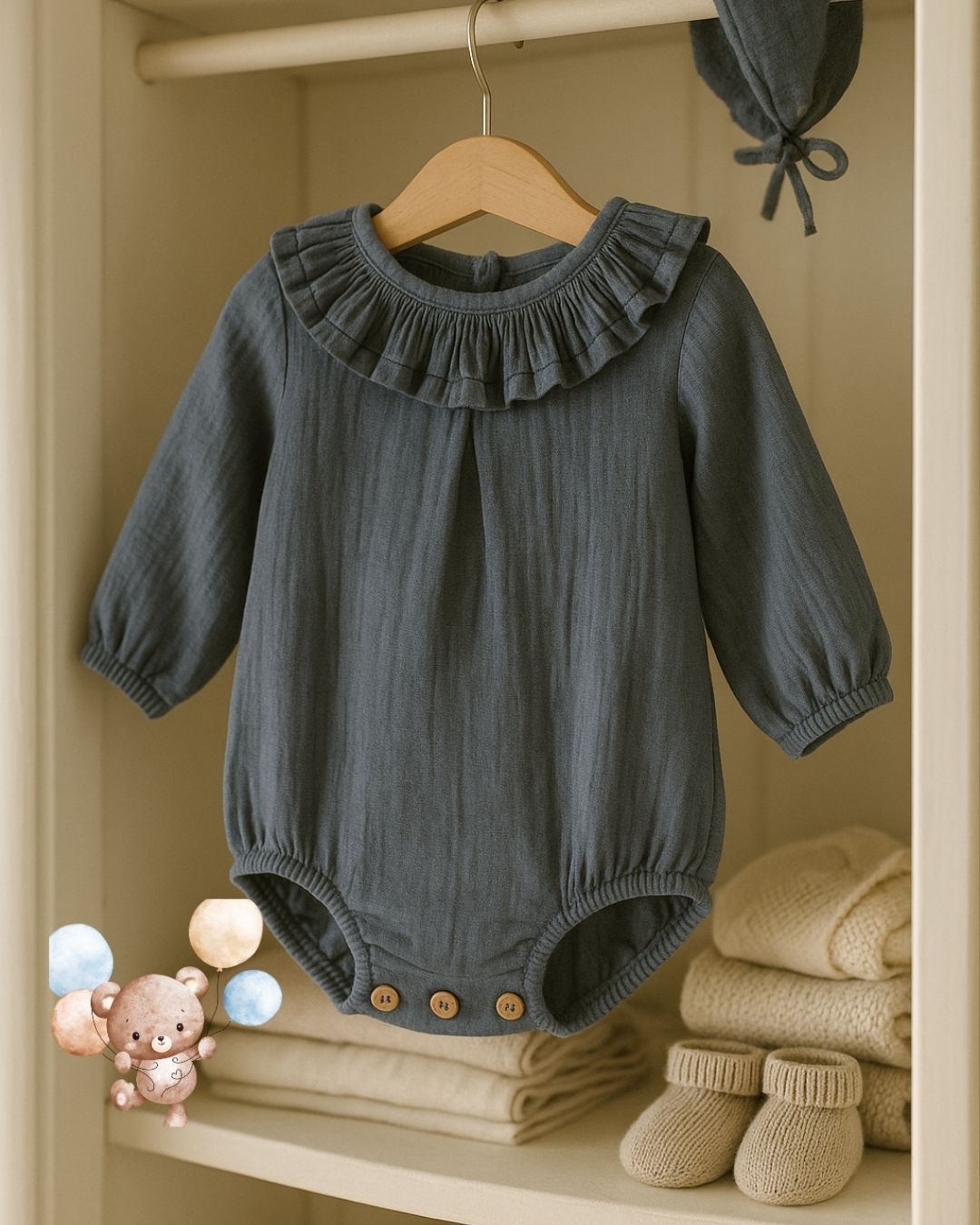 Pelele Bebe Erus Azul 32519 - Calamaro