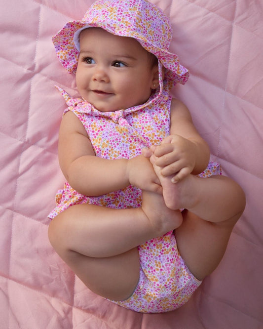 Pelele Bebé Niña Flores Rosa 1632-024 - Mayoral