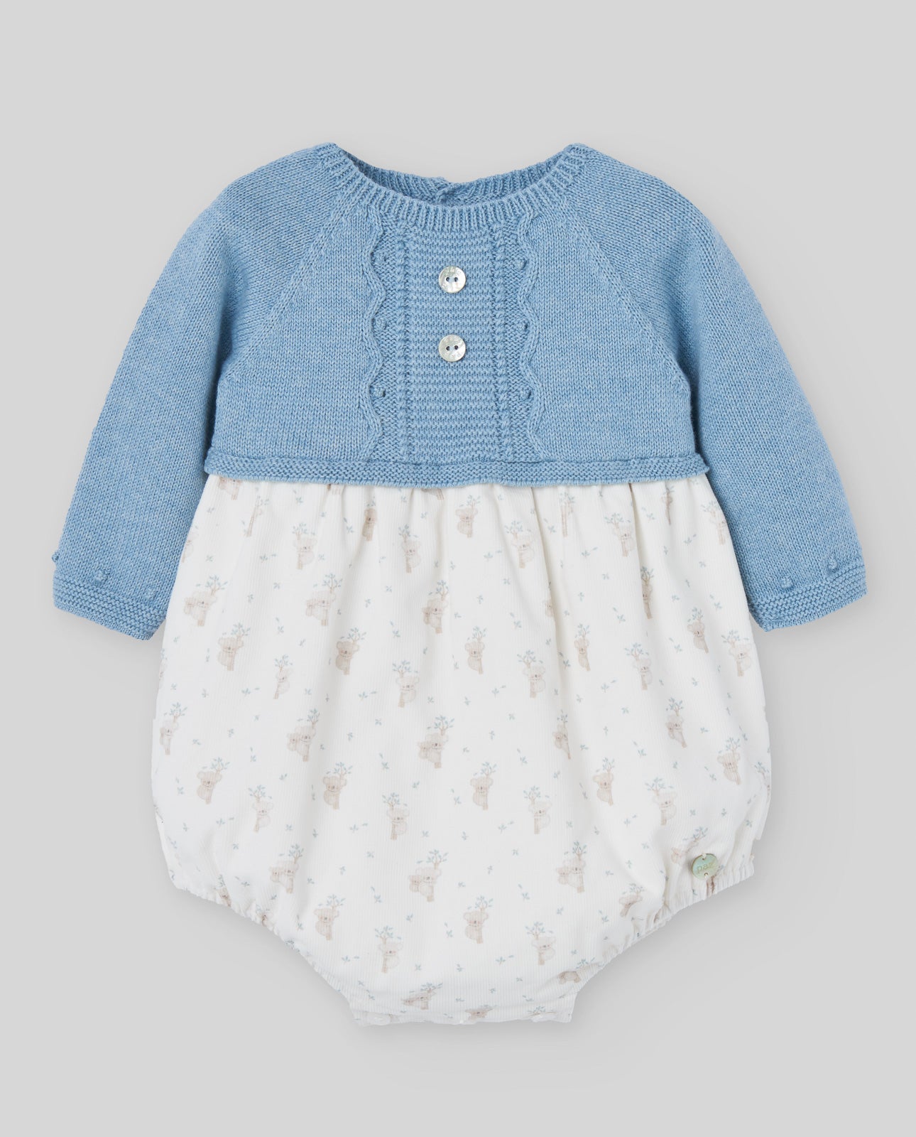 Pelele Bebe Punto Tela Koala - Paz Rodriguez Referencia 005-123056