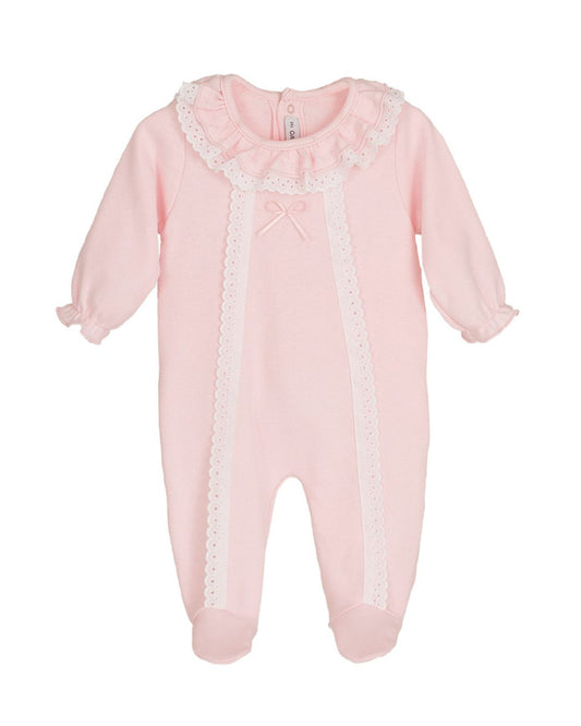 Pelele Bebe Recien Nacido Gregal Rosa - Calamaro