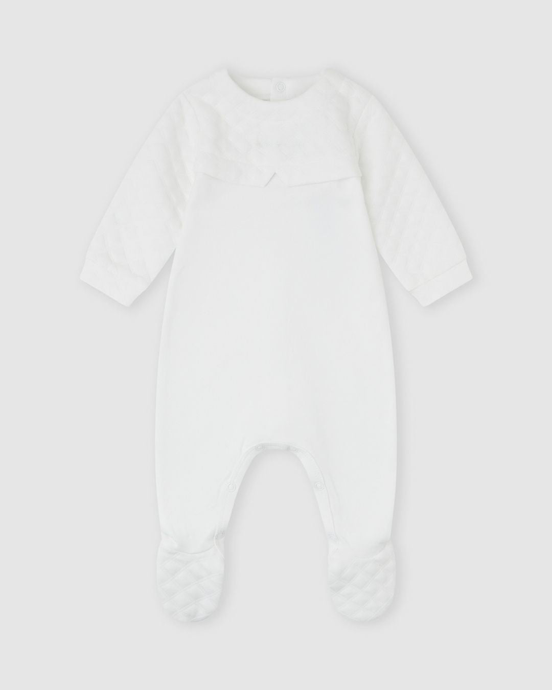 Pelele Blanco Acolchado - Tutto Piccolo