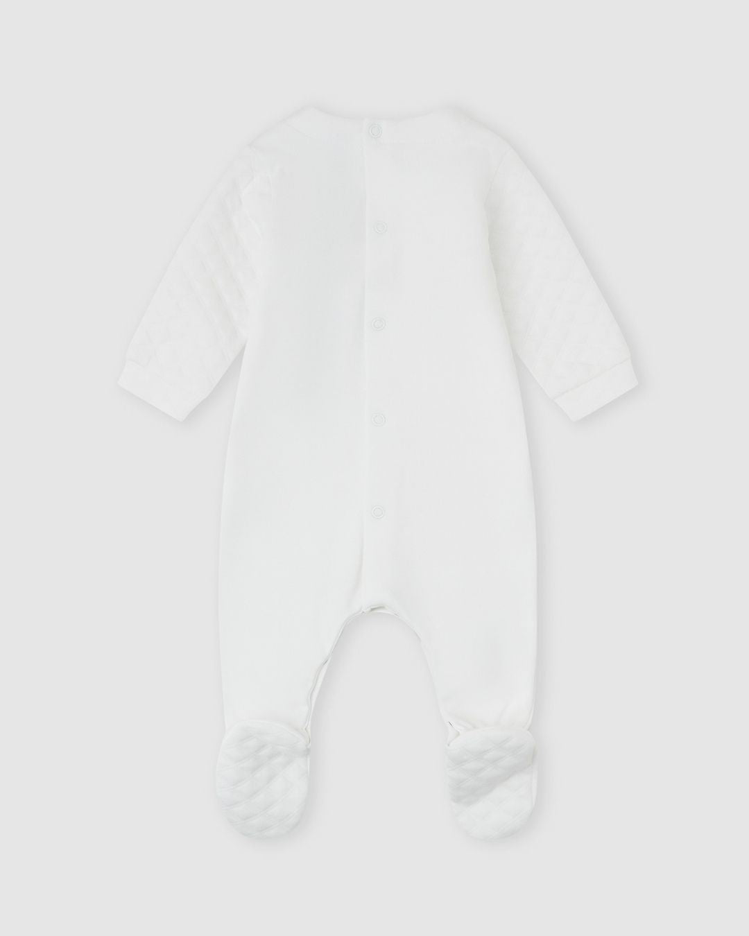 Pelele Blanco Acolchado - Tutto Piccolo
