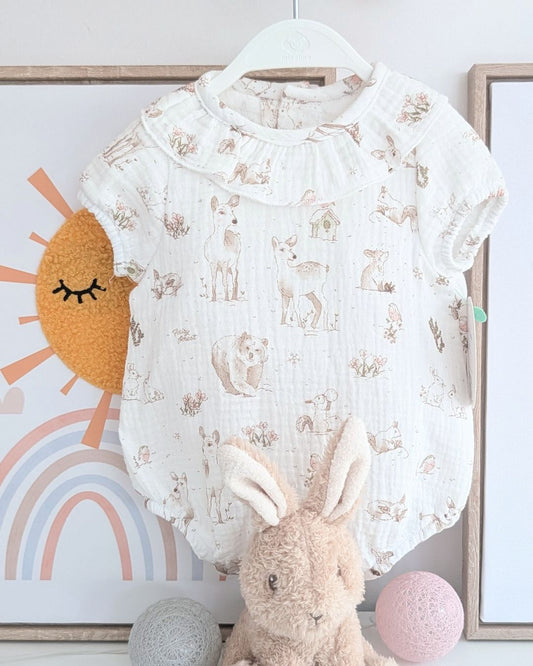 Pelele Body Bebe Animales Arena