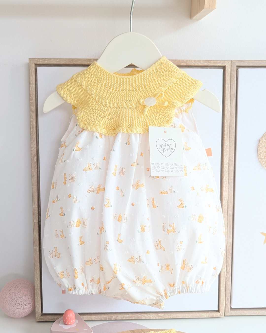 Pelele Conejitos Amarillo - Primbaby