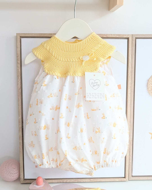 Pelele Conejitos Amarillo - Primbaby