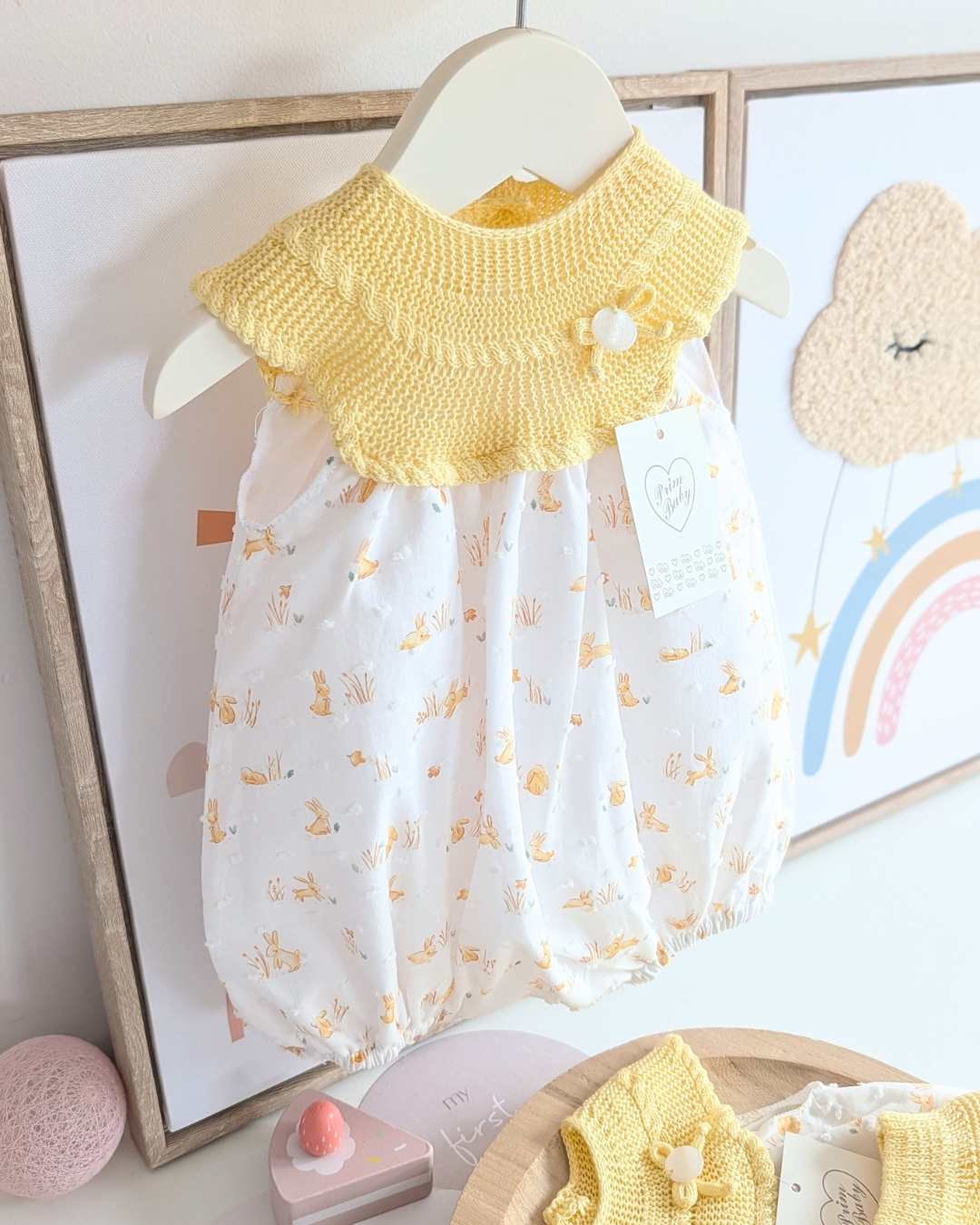 Pelele Conejitos Amarillo - Primbaby