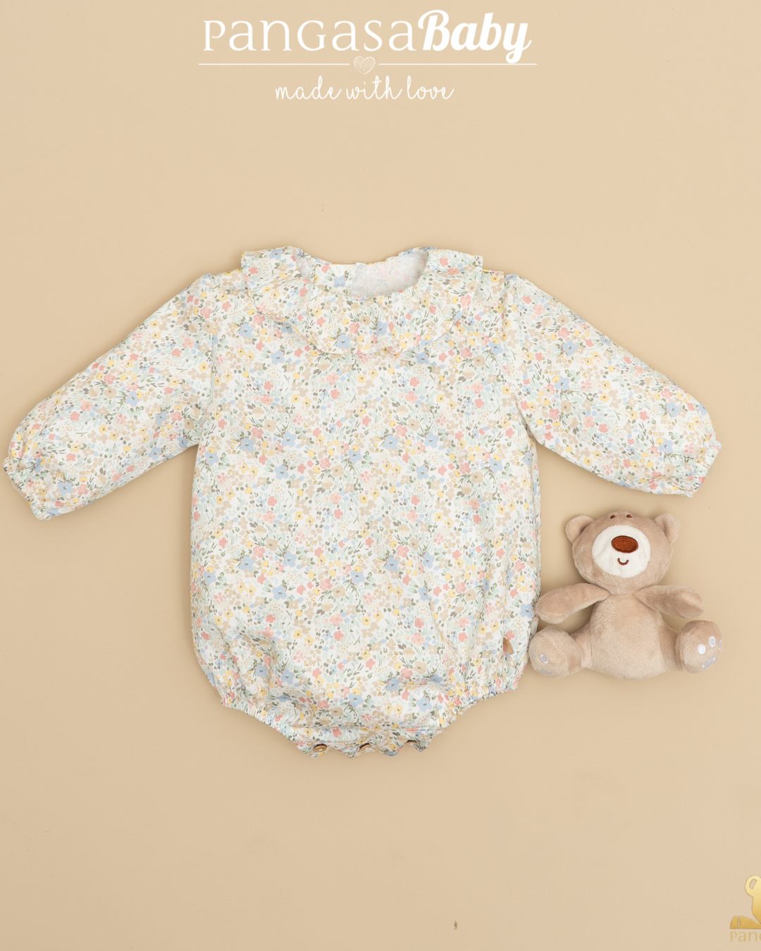 Pelele Flores Edición Limitada - Pangasa Baby