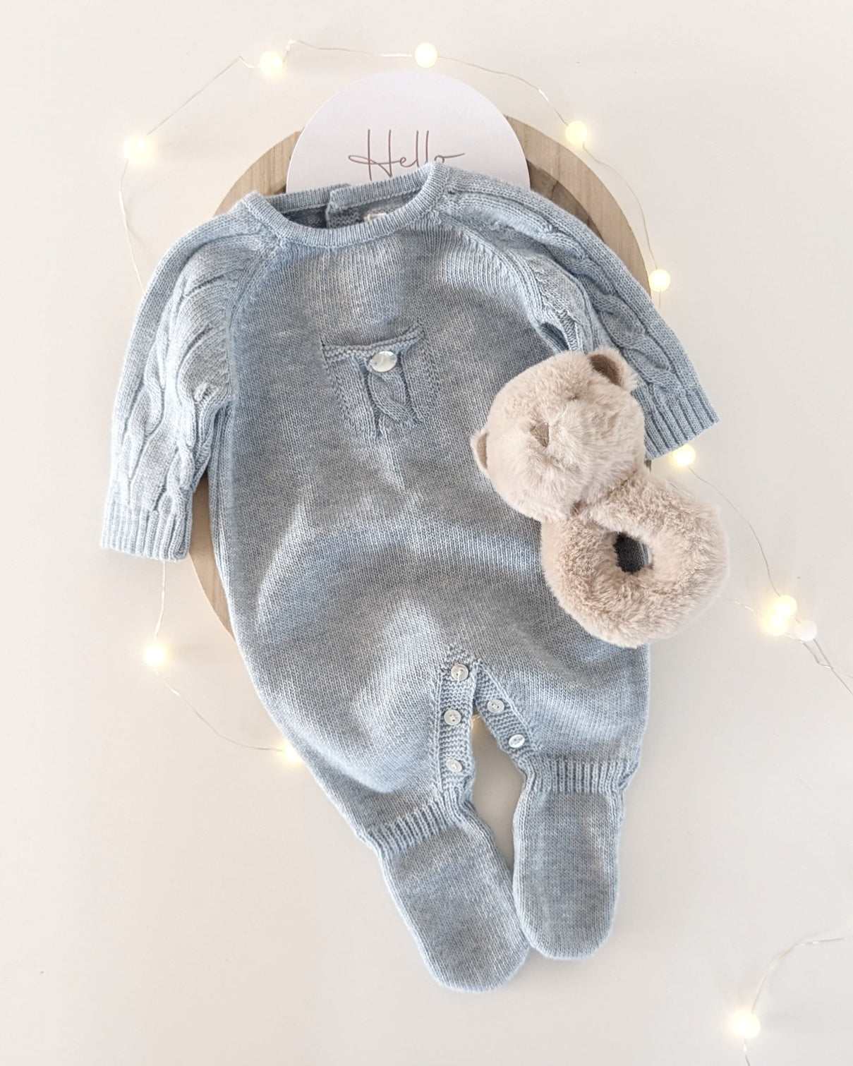 Pelele Largo Sheffield Celeste Grisáceo -  Martin Aranda